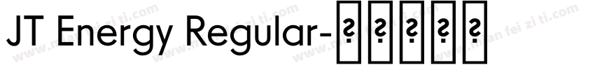 JT Energy Regular字体转换